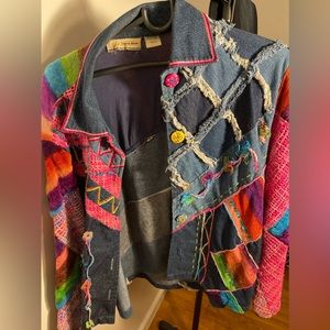 Custom Knitted Denim Jacket